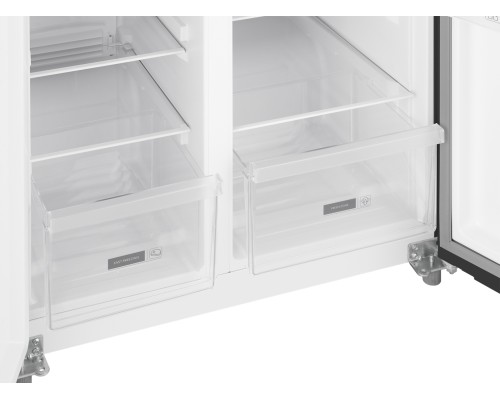 Купить Отдельностоящий холодильник с инвертором Weissgauff WSBS 500 Inverter NoFrost Rock Glass в интернет-магазине Мега-кухня 9 Купить Отдельностоящий холодильник с инвертором Weissgauff WSBS 500 Inverter NoFrost Rock Glass в интернет-магазине Мега-кухня 9
