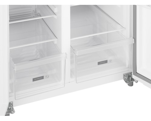 Купить Отдельностоящий холодильник с инвертором Weissgauff WSBS 500 Inverter NoFrost White Rock Glass в интернет-магазине Мега-кухня 8 Купить Отдельностоящий холодильник с инвертором Weissgauff WSBS 500 Inverter NoFrost White Rock Glass в интернет-магазине Мега-кухня 8