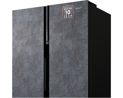 Купить Отдельностоящий холодильник с инвертором Weissgauff WSBS 600 NoFrost Inverter Rock Glass в интернет-магазине Мега-кухня 8 Купить Отдельностоящий холодильник с инвертором Weissgauff WSBS 600 NoFrost Inverter Rock Glass в интернет-магазине Мега-кухня 8