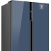 Купить Отдельностоящий холодильник с инвертором Weissgauff WSBS 600 NoFrost Inverter Blue Glass в интернет-магазине Мега-кухня 10