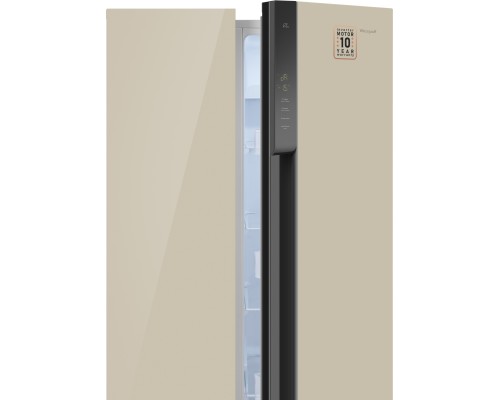 Купить Отдельностоящий холодильник с инвертором Weissgauff WSBS 500 Inverter NoFrost Beige Glass в интернет-магазине Мега-кухня 9 Купить Отдельностоящий холодильник с инвертором Weissgauff WSBS 500 Inverter NoFrost Beige Glass в интернет-магазине Мега-кухня 9