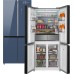 Купить Отдельностоящий холодильник с инвертором Weissgauff WCD 590 Nofrost Inverter Premium EcoFresh Blue Glass в интернет-магазине Мега-кухня 1