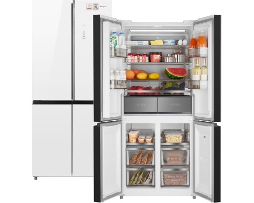 Купить Отдельностоящий холодильник с инвертором Weissgauff WCD 590 Nofrost Inverter Premium EcoFresh White Glass в интернет-магазине Мега-кухня 1 Купить Отдельностоящий холодильник с инвертором Weissgauff WCD 590 Nofrost Inverter Premium EcoFresh White Glass в интернет-магазине Мега-кухня 1