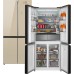 Купить  Отдельностоящий холодильник с инвертором Weissgauff WCD 590 Nofrost Inverter Premium EcoFresh Gold Glass в интернет-магазине Мега-кухня 1