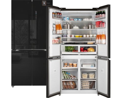 Купить Отдельностоящий холодильник с инвертором Weissgauff WCD 510 Built-in Inverter NoFrost Black Glass в интернет-магазине Мега-кухня 1 Купить Отдельностоящий холодильник с инвертором Weissgauff WCD 510 Built-in Inverter NoFrost Black Glass в интернет-магазине Мега-кухня 1