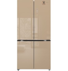Отдельностоящий холодильник с инвертором Weissgauff WCD 510 Built-in Inverter NoFrost Сhampagne Glass