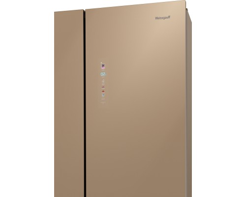 Купить Отдельностоящий холодильник с инвертором Weissgauff WCD 510 Built-in Inverter NoFrost Сhampagne Glass в интернет-магазине Мега-кухня 7 Купить Отдельностоящий холодильник с инвертором Weissgauff WCD 510 Built-in Inverter NoFrost Сhampagne Glass в интернет-магазине Мега-кухня 7