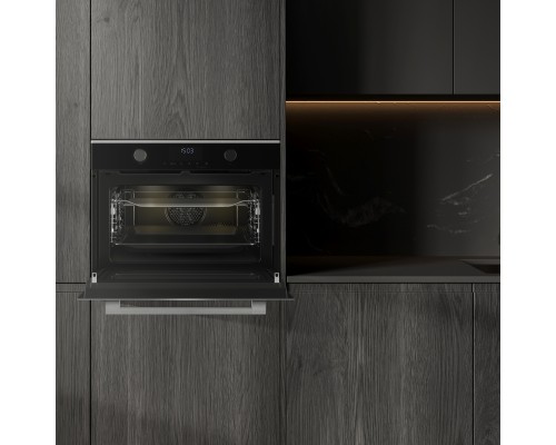 Купить Встраиваемый компактный духовой шкаф с СВЧ Weissgauff OE 4551 DBSX в интернет-магазине Мега-кухня 10 Купить Встраиваемый компактный духовой шкаф с СВЧ Weissgauff OE 4551 DBSX в интернет-магазине Мега-кухня 10