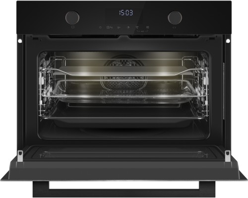Купить Встраиваемый компактный духовой шкаф с СВЧ Weissgauff OE 4551 DB Black Edition в интернет-магазине Мега-кухня 1 Купить Встраиваемый компактный духовой шкаф с СВЧ Weissgauff OE 4551 DB Black Edition в интернет-магазине Мега-кухня 1