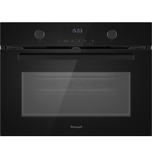 Встраиваемый компактный духовой шкаф с СВЧ Weissgauff OE 4551 DB Black Edition