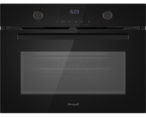 Купить Встраиваемый компактный духовой шкаф с СВЧ Weissgauff OE 4551 DB Black Edition в интернет-магазине Мега-кухня Купить Встраиваемый компактный духовой шкаф с СВЧ Weissgauff OE 4551 DB Black Edition в интернет-магазине Мега-кухня