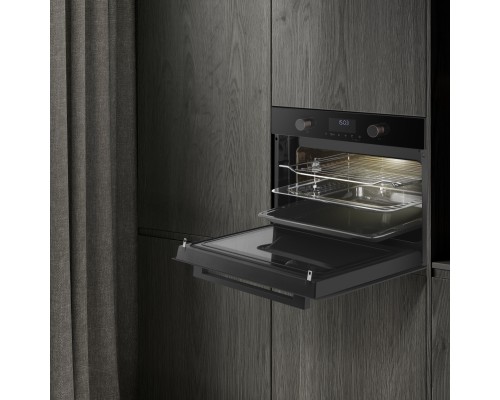 Купить Встраиваемый компактный духовой шкаф с СВЧ Weissgauff OE 4551 DB Black Edition в интернет-магазине Мега-кухня 9 Купить Встраиваемый компактный духовой шкаф с СВЧ Weissgauff OE 4551 DB Black Edition в интернет-магазине Мега-кухня 9