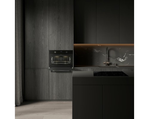 Купить Встраиваемый компактный духовой шкаф с СВЧ Weissgauff OE 4551 DB Black Edition в интернет-магазине Мега-кухня 10 Купить Встраиваемый компактный духовой шкаф с СВЧ Weissgauff OE 4551 DB Black Edition в интернет-магазине Мега-кухня 10