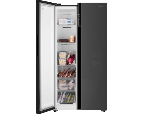 Купить Отдельностоящий холодильник с инвертором Weissgauff WSBS 600 NoFrost Inverter Inox Glass в интернет-магазине Мега-кухня 4 Купить Отдельностоящий холодильник с инвертором Weissgauff WSBS 600 NoFrost Inverter Inox Glass в интернет-магазине Мега-кухня 4