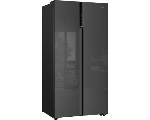 Купить Отдельностоящий холодильник с инвертором Weissgauff WSBS 600 NoFrost Inverter Inox Glass в интернет-магазине Мега-кухня 6 Купить Отдельностоящий холодильник с инвертором Weissgauff WSBS 600 NoFrost Inverter Inox Glass в интернет-магазине Мега-кухня 6