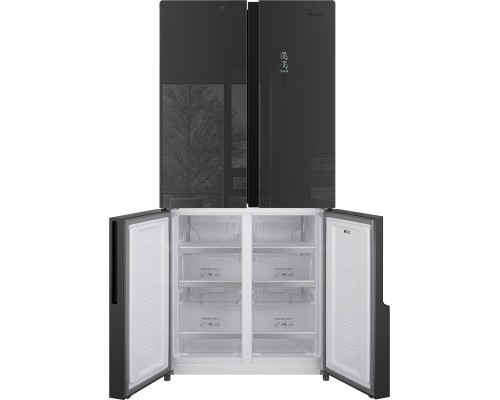 Купить Отдельностоящий холодильник с инвертором Weissgauff WCD 450 Inox Glass NoFrost Inverter в интернет-магазине Мега-кухня 8 Купить Отдельностоящий холодильник с инвертором Weissgauff WCD 450 Inox Glass NoFrost Inverter в интернет-магазине Мега-кухня 8