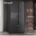 Купить Отдельностоящий холодильник с инвертором Weissgauff WCD 450 Inox Glass NoFrost Inverter в интернет-магазине Мега-кухня 21