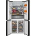Купить Отдельностоящий холодильник с инвертором Weissgauff WCD 590 NoFrost Inverter Premium EcoFresh Inox Glass в интернет-магазине Мега-кухня 3