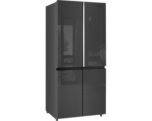 Купить Отдельностоящий холодильник с инвертором Weissgauff WCD 590 NoFrost Inverter Premium EcoFresh Inox Glass в интернет-магазине Мега-кухня 2 Купить Отдельностоящий холодильник с инвертором Weissgauff WCD 590 NoFrost Inverter Premium EcoFresh Inox Glass в интернет-магазине Мега-кухня 2