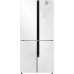 Купить Отдельностоящий холодильник с инвертором Weissgauff WCD 450 White Rock Glass NoFrost Inverter в интернет-магазине Мега-кухня
