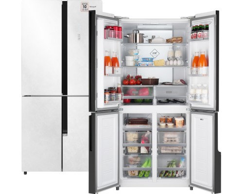 Купить Отдельностоящий холодильник с инвертором Weissgauff WCD 450 White Rock Glass NoFrost Inverter в интернет-магазине Мега-кухня 1 Купить Отдельностоящий холодильник с инвертором Weissgauff WCD 450 White Rock Glass NoFrost Inverter в интернет-магазине Мега-кухня 1