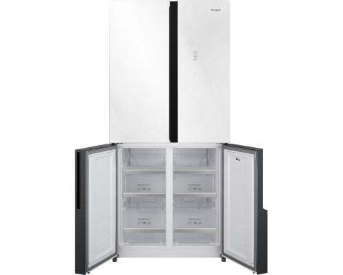 Купить Отдельностоящий холодильник с инвертором Weissgauff WCD 450 White Rock Glass NoFrost Inverter в интернет-магазине Мега-кухня 8 Купить Отдельностоящий холодильник с инвертором Weissgauff WCD 450 White Rock Glass NoFrost Inverter в интернет-магазине Мега-кухня 8