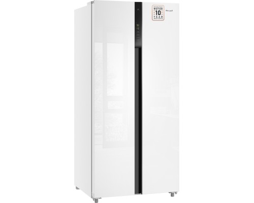 Купить Отдельностоящий холодильник с инвертором Weissgauff WSBS 500 Inverter NoFrost White Glass в интернет-магазине Мега-кухня 4 Купить Отдельностоящий холодильник с инвертором Weissgauff WSBS 500 Inverter NoFrost White Glass в интернет-магазине Мега-кухня 4