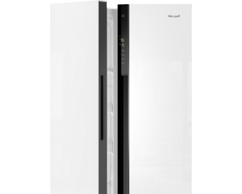 Купить Отдельностоящий холодильник с инвертором Weissgauff WSBS 500 Inverter NoFrost White Glass в интернет-магазине Мега-кухня 9 Купить Отдельностоящий холодильник с инвертором Weissgauff WSBS 500 Inverter NoFrost White Glass в интернет-магазине Мега-кухня 9