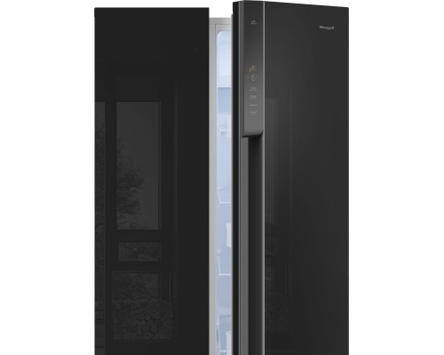 Купить  Отдельностоящий холодильник с инвертором Weissgauff WSBS 500 Inverter NoFrost Black Glass в интернет-магазине Мега-кухня 9