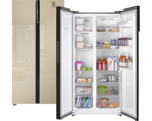 Купить Отдельностоящий холодильник с инвертором Weissgauff WSBS 600 BeG NoFrost Inverter в интернет-магазине Мега-кухня 1 Купить Отдельностоящий холодильник с инвертором Weissgauff WSBS 600 BeG NoFrost Inverter в интернет-магазине Мега-кухня 1