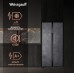 Купить Отдельностоящий холодильник с инвертором Weissgauff WSBS 500 Inverter NoFrost Rock Glass в интернет-магазине Мега-кухня 20