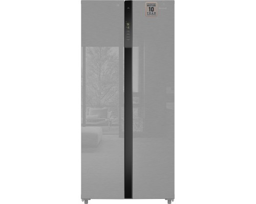 Купить Отдельностоящий холодильник с инвертором Weissgauff WSBS 500 Inverter NoFrost Inox Glass в интернет-магазине Мега-кухня Купить Отдельностоящий холодильник с инвертором Weissgauff WSBS 500 Inverter NoFrost Inox Glass в интернет-магазине Мега-кухня