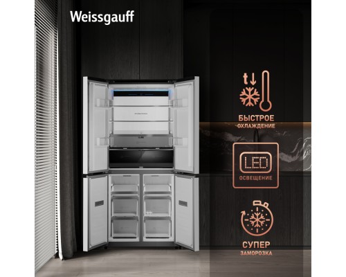 Купить Отдельностоящий холодильник с инвертором Weissgauff WCD 450 WNF Built-in в интернет-магазине Мега-кухня 25 Купить Отдельностоящий холодильник с инвертором Weissgauff WCD 450 WNF Built-in в интернет-магазине Мега-кухня 25