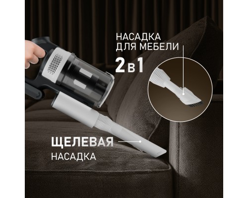 Купить Вертикальный беспроводной пылесос сухой и влажной уборки (2 в 1) с авторежимом Weissgauff V20 BLDC Wash&Dry в интернет-магазине Мега-кухня 20 Купить Вертикальный беспроводной пылесос сухой и влажной уборки (2 в 1) с авторежимом Weissgauff V20 BLDC Wash&Dry в интернет-магазине Мега-кухня 20