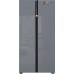 Купить Отдельностоящий холодильник с инвертором Weissgauff WSBS 590 NoFrost Inverter Premium Dark Grey Glass в интернет-магазине Мега-кухня
