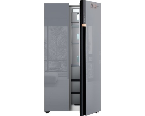 Купить Отдельностоящий холодильник с инвертором Weissgauff WSBS 590 NoFrost Inverter Premium Dark Grey Glass в интернет-магазине Мега-кухня 5 Купить Отдельностоящий холодильник с инвертором Weissgauff WSBS 590 NoFrost Inverter Premium Dark Grey Glass в интернет-магазине Мега-кухня 5