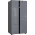 Купить Отдельностоящий холодильник с инвертором Weissgauff WSBS 590 NoFrost Inverter Premium Dark Grey Glass в интернет-магазине Мега-кухня 7
