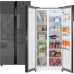 Купить Отдельностоящий холодильник с инвертором Weissgauff WSBS 500 Inverter NoFrost Bru Steel Glass в интернет-магазине Мега-кухня 1