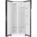 Купить Отдельностоящий холодильник с инвертором Weissgauff WSBS 500 Inverter NoFrost Bru Steel Glass в интернет-магазине Мега-кухня 2