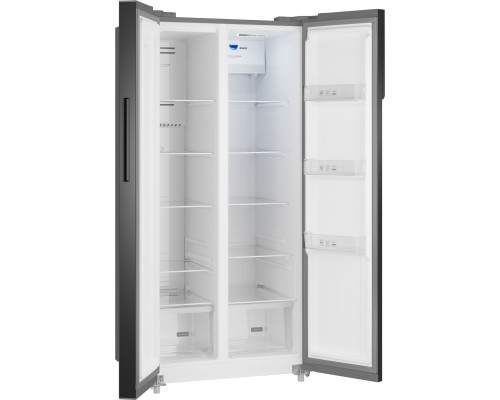 Купить Отдельностоящий холодильник с инвертором Weissgauff WSBS 500 Inverter NoFrost Bru Steel Glass в интернет-магазине Мега-кухня 4 Купить Отдельностоящий холодильник с инвертором Weissgauff WSBS 500 Inverter NoFrost Bru Steel Glass в интернет-магазине Мега-кухня 4