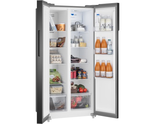 Купить Отдельностоящий холодильник с инвертором Weissgauff WSBS 500 Inverter NoFrost Bru Steel Glass в интернет-магазине Мега-кухня 5 Купить Отдельностоящий холодильник с инвертором Weissgauff WSBS 500 Inverter NoFrost Bru Steel Glass в интернет-магазине Мега-кухня 5