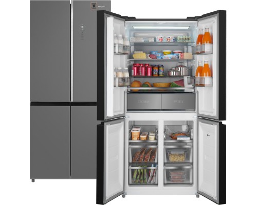 Купить Отдельностоящий холодильник с инвертором Weissgauff WCD 590 NoFrost Inverter Premium Ecofresh Bru Steel Glass в интернет-магазине Мега-кухня 1 Купить Отдельностоящий холодильник с инвертором Weissgauff WCD 590 NoFrost Inverter Premium Ecofresh Bru Steel Glass в интернет-магазине Мега-кухня 1