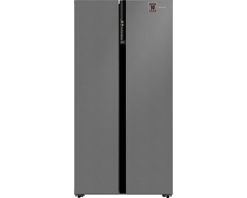 Купить Отдельностоящий холодильник с инвертором Weissgauff WSBS 600 NoFrost Inverter Bru Steel Glass в интернет-магазине Мега-кухня Купить Отдельностоящий холодильник с инвертором Weissgauff WSBS 600 NoFrost Inverter Bru Steel Glass в интернет-магазине Мега-кухня