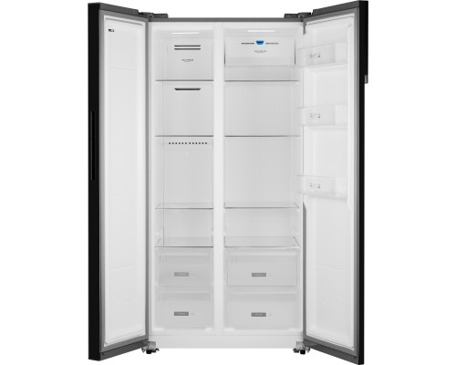 Купить Отдельностоящий холодильник с инвертором Weissgauff WSBS 600 NoFrost Inverter Bru Steel Glass в интернет-магазине Мега-кухня 2 Купить Отдельностоящий холодильник с инвертором Weissgauff WSBS 600 NoFrost Inverter Bru Steel Glass в интернет-магазине Мега-кухня 2