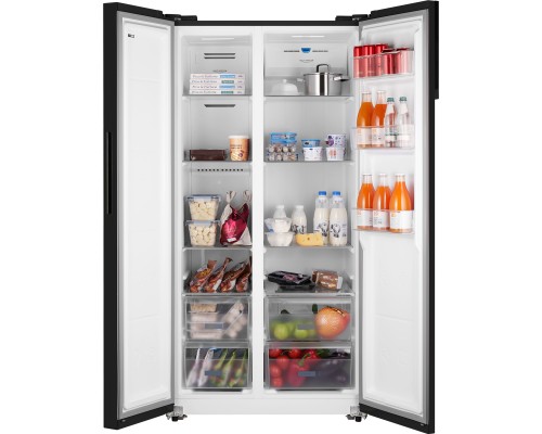 Купить Отдельностоящий холодильник с инвертором Weissgauff WSBS 600 NoFrost Inverter Bru Steel Glass в интернет-магазине Мега-кухня 3 Купить Отдельностоящий холодильник с инвертором Weissgauff WSBS 600 NoFrost Inverter Bru Steel Glass в интернет-магазине Мега-кухня 3