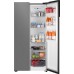 Купить Отдельностоящий холодильник с инвертором Weissgauff WSBS 600 NoFrost Inverter Bru Steel Glass в интернет-магазине Мега-кухня 4