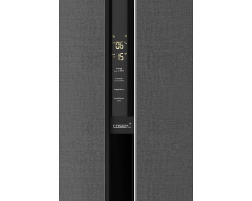 Купить Отдельностоящий холодильник с инвертором Weissgauff WSBS 600 NoFrost Inverter Bru Steel Glass в интернет-магазине Мега-кухня 8 Купить Отдельностоящий холодильник с инвертором Weissgauff WSBS 600 NoFrost Inverter Bru Steel Glass в интернет-магазине Мега-кухня 8