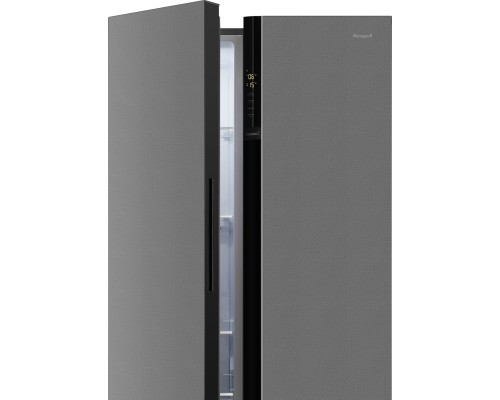 Купить Отдельностоящий холодильник с инвертором Weissgauff WSBS 600 NoFrost Inverter Bru Steel Glass в интернет-магазине Мега-кухня 9 Купить Отдельностоящий холодильник с инвертором Weissgauff WSBS 600 NoFrost Inverter Bru Steel Glass в интернет-магазине Мега-кухня 9