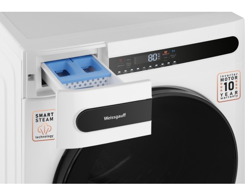 Купить Стиральная машина с сушкой Weissgauff WMD 45148 Inverter Steam в интернет-магазине Мега-кухня 6 Купить Стиральная машина с сушкой Weissgauff WMD 45148 Inverter Steam в интернет-магазине Мега-кухня 6