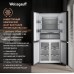 Купить Отдельностоящий холодильник с инвертором Weissgauff WCD 590 Nofrost Inverter Premium EcoFresh Black Glass в интернет-магазине Мега-кухня 10